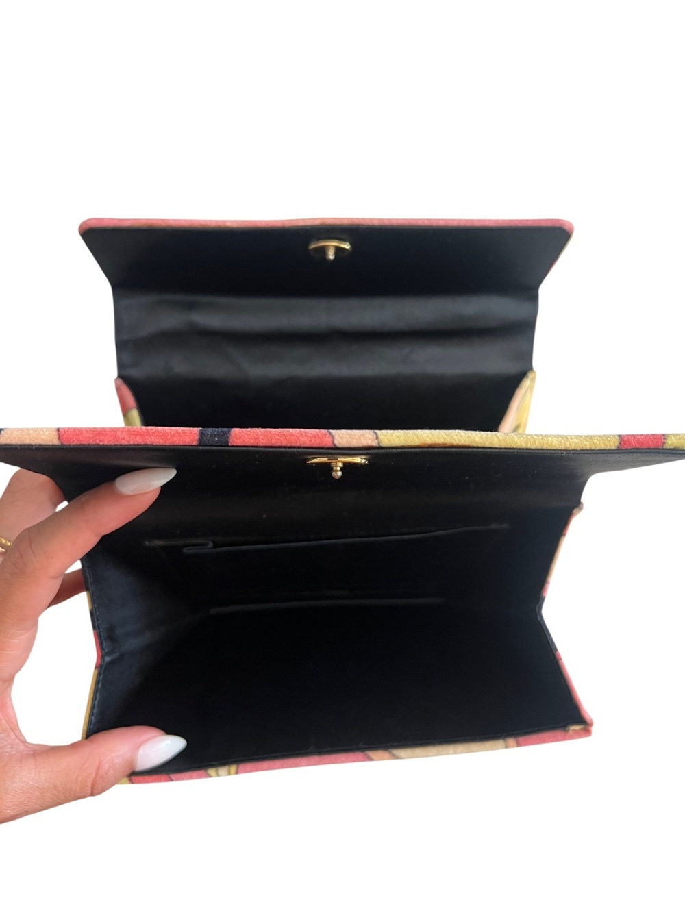 Vintage 60s Emilio Pucci Velvet Bag - Picture 7 of 16
